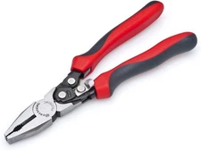 Crescent 8" Pro Series Dual Material Lineman's Compound 8 inch, Red/Black 