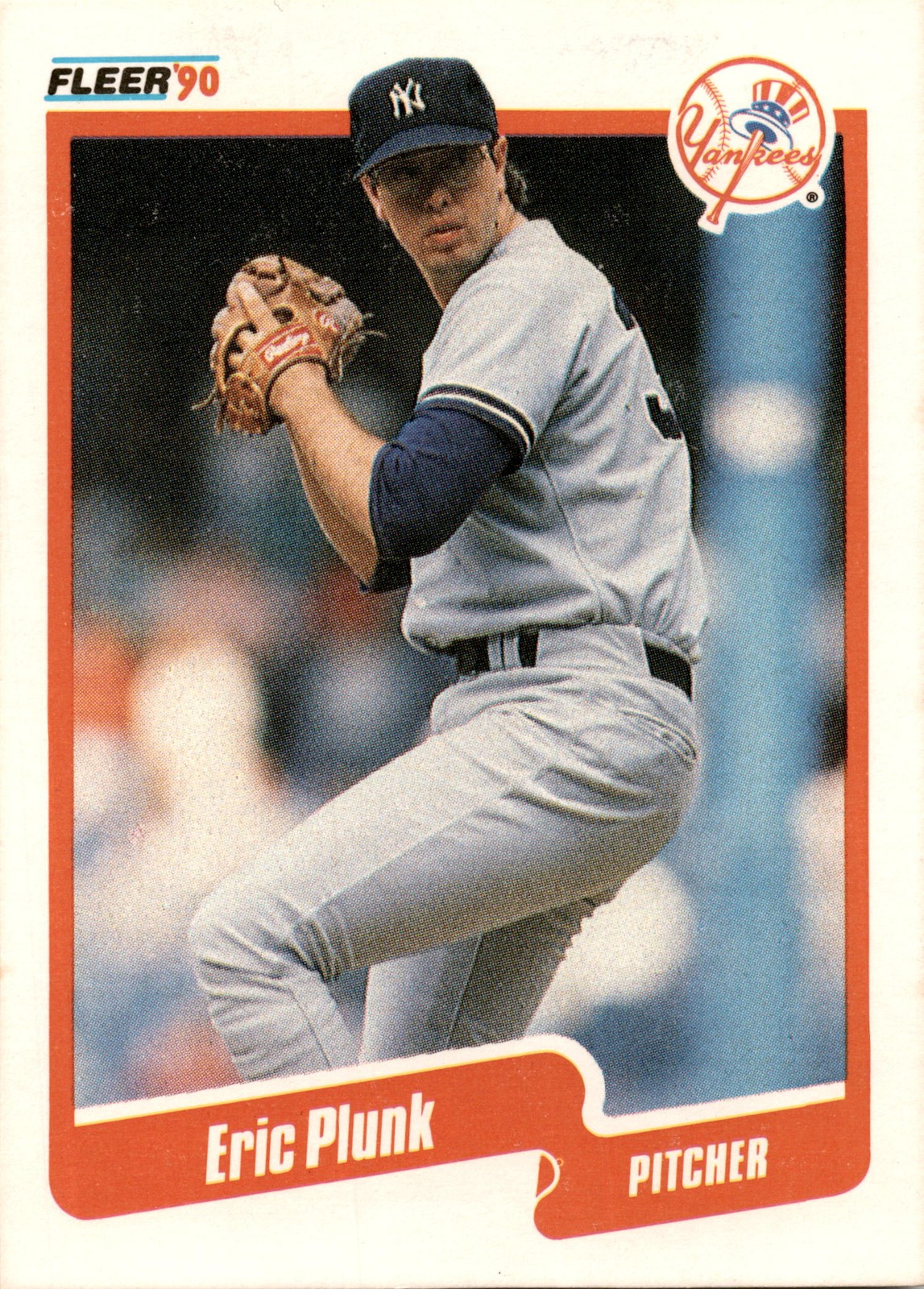 1990 Fleer Canadian #452 Eric Plunk