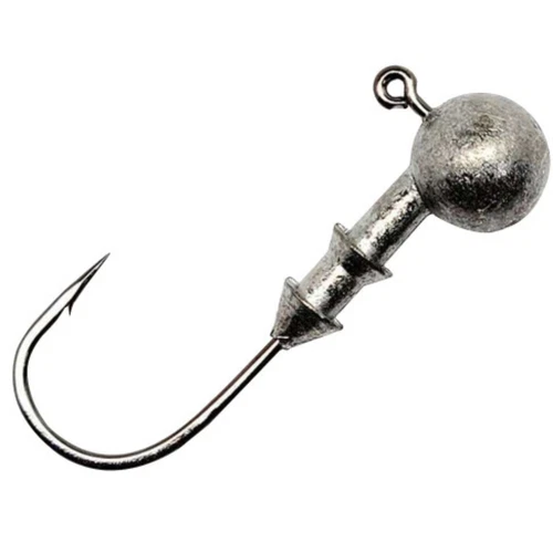 Gamakatsu 500413-1/4 Round 26 Jighead 1/4 oz 3/0 Hook NS Black 5/Pack Fishing - Picture 1 of 1