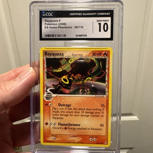 2006 EX Holon Phantoms #26/110 Rayquaza δ CGC 10