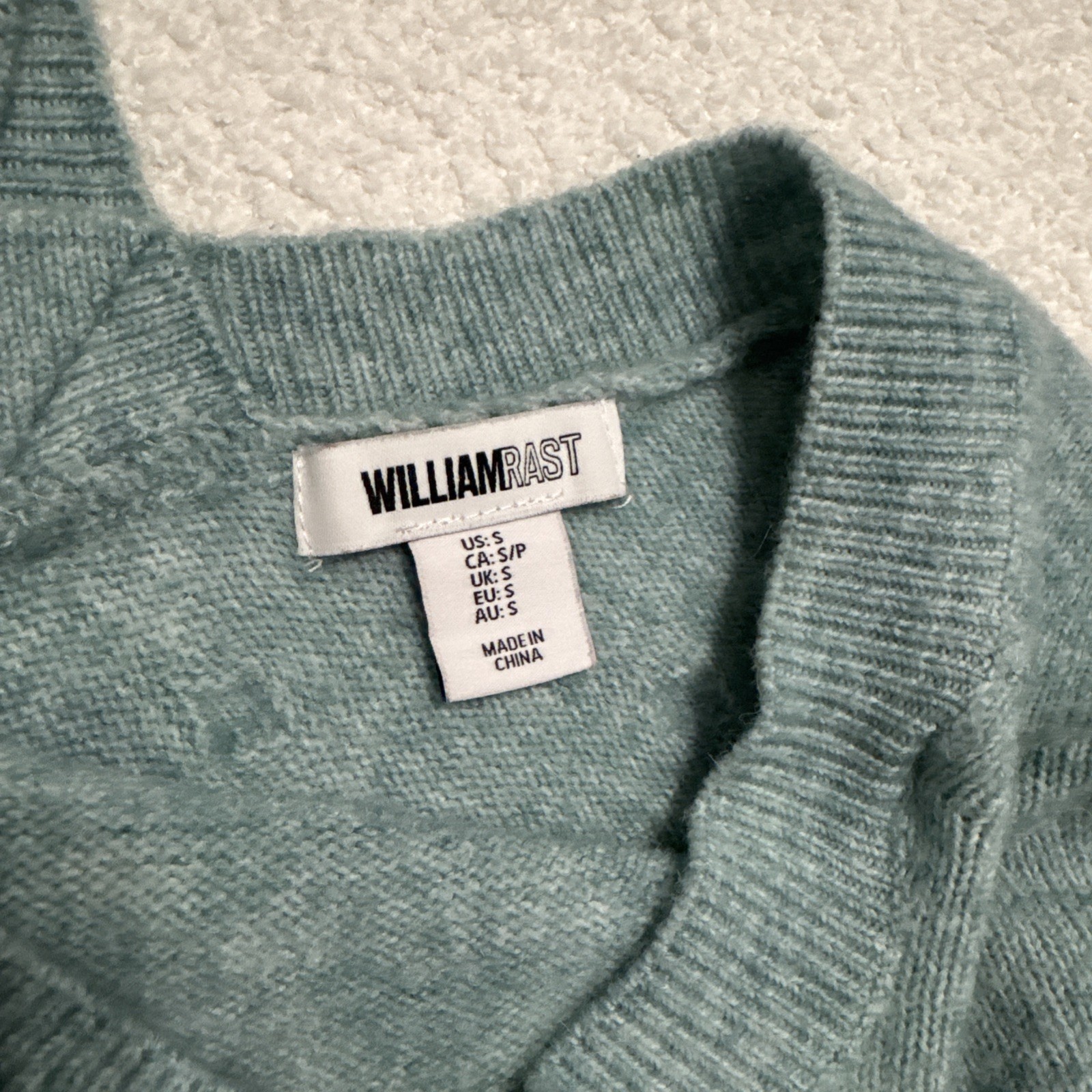 William Rast-reversible v-neck pullover sweater-S - image 2