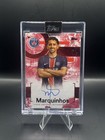 24-25 Topps Exhibition PSG Marquinhos On Card Auto 1/5 BOOKEND EngravedAutograph