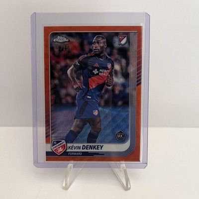 Topps Chrome MLS 2025-2026 Kevin Denkey Orange Wave /25 Rookie RC
