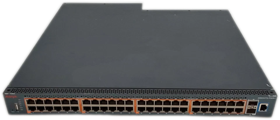 Avaya 4950GTS-PWR+ 48 Port Gigabit Managed Ethernet PoE Switch  - Image 2 of 4