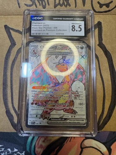 CGC 8.5 - Charizard EX 056 | Black Star Promo | Charizard ex Premium Box