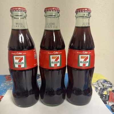 Coca Cola Bottle 7-11 Seven Eleven Share A Coke Lot Of 3 Hard To Find !!