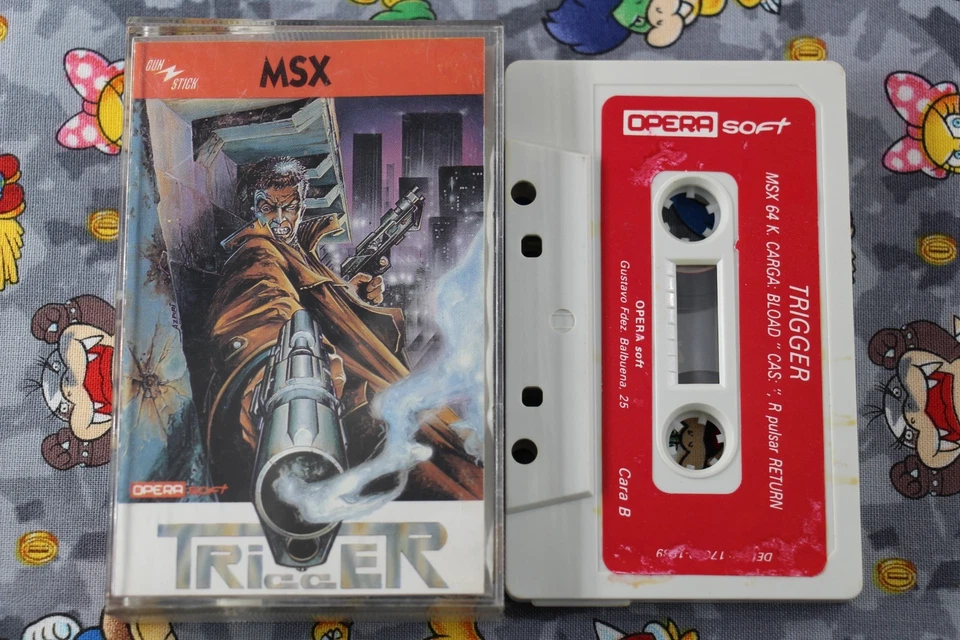 MSX CINTA OPERA SOFT TRIGGER EN ESPAÑOL - Imagen 1 de 4