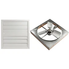 4500 CFM 24"Direct Drive Whole House Fan w/Shutter