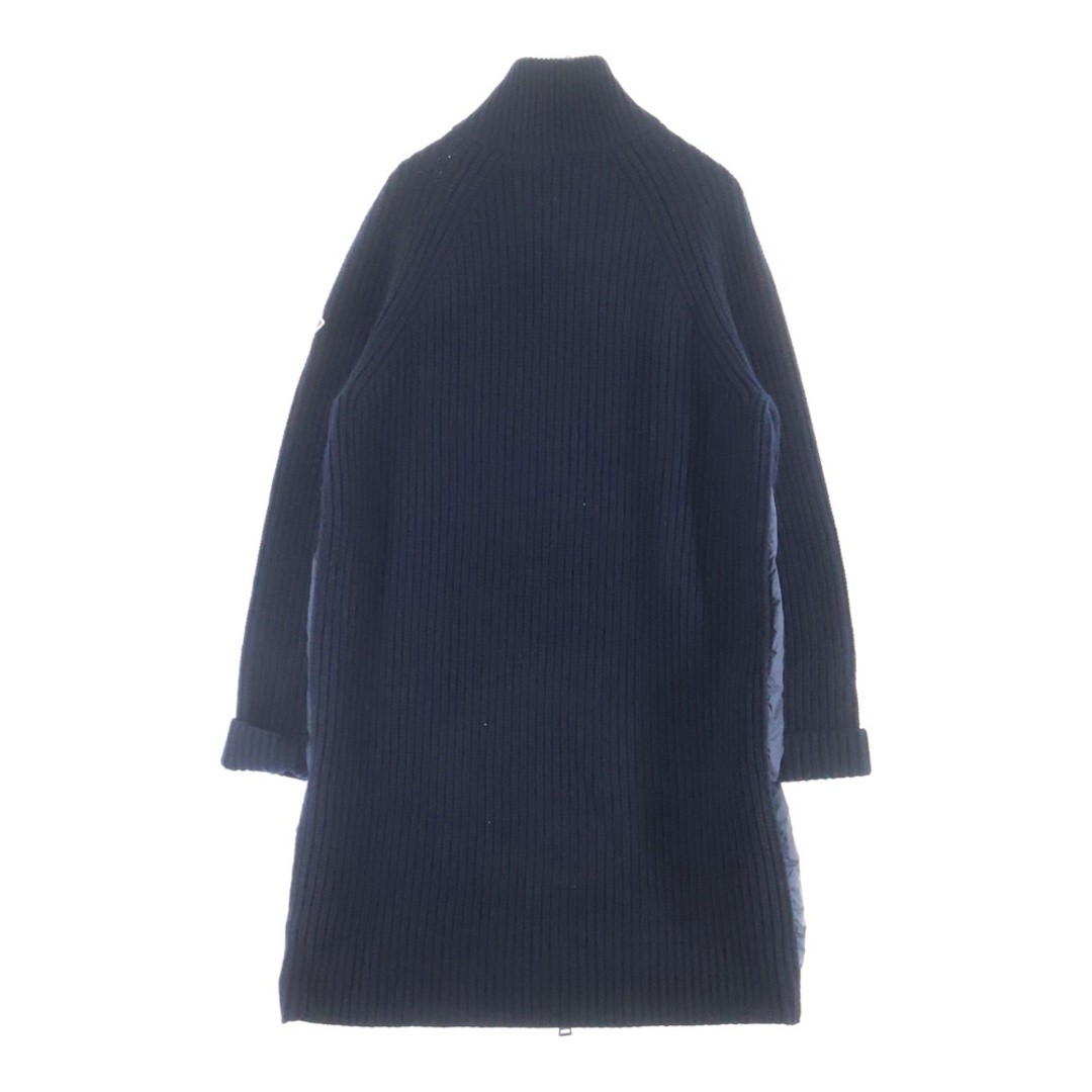 Moncler 20aw Cardigan Tricot Knit Switched Down Jacket Navy F20939B51800 Used f7 thumbnail 2
