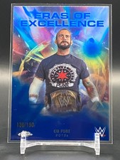 2026 Topps Chrome WWE CM Punk Blue Refractor #/150 Eras of Excellence #ERA-22