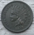 1879 Indian Head Cent, Bold Liberty, Some Diamond Edges Show.