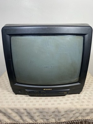 Sansui TVM1315B 13  CRT TV Vintage 2000 Gaming Retro  Tested Working