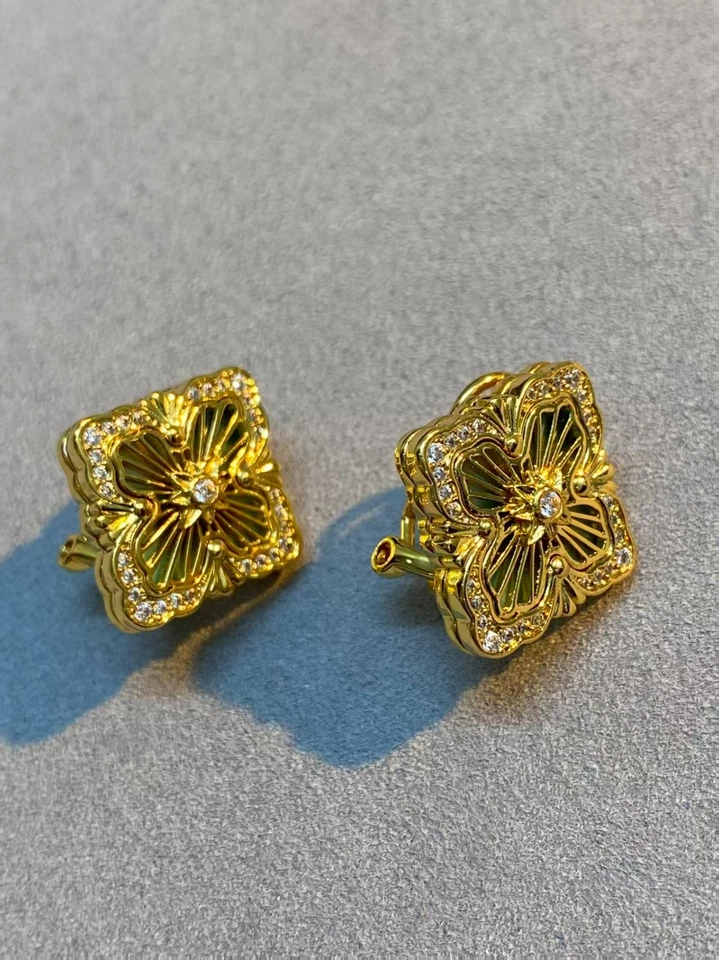 Pendientes de amazonita Buccellati para mujer Foto 2 de 4