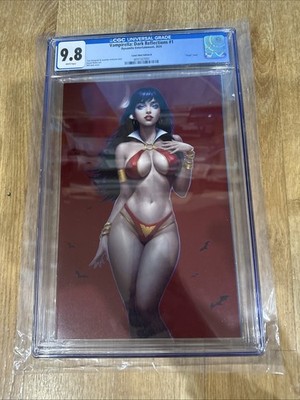 VAMPIRELLA DARK REFLECTIONS #1 CGC 9.8 WILL JACK EXCL RED VIRGIN VARIANT-B RARE