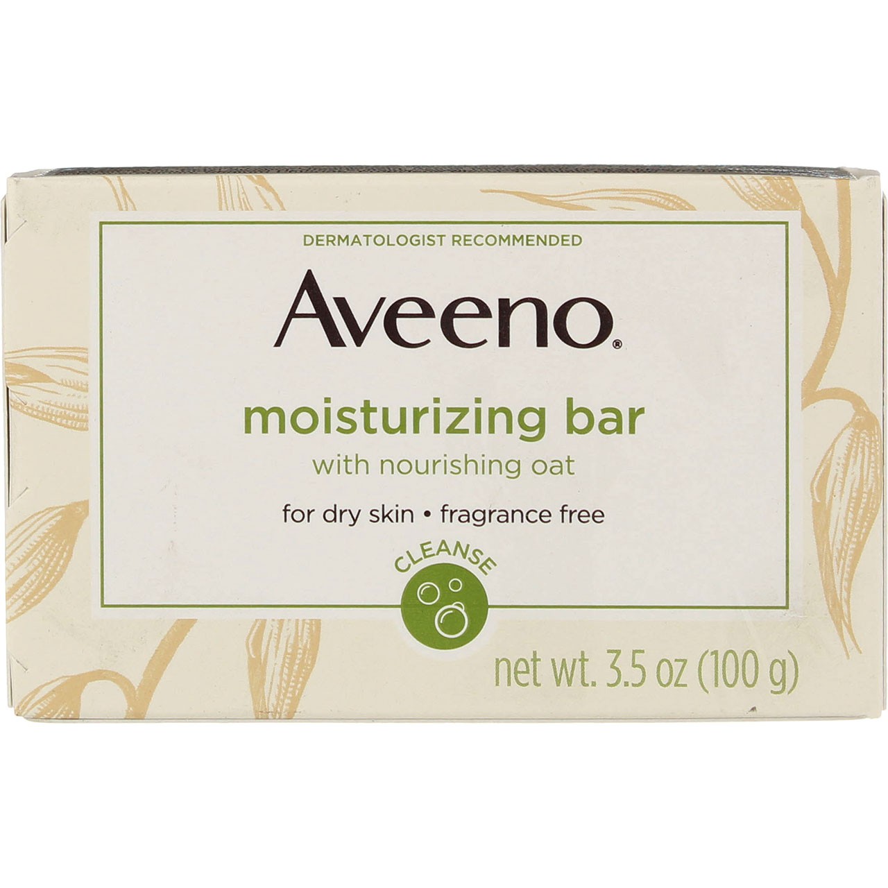3 Pack Aveeno Moisturizing Bar Soap, Fragrance Free, 3.5 oz