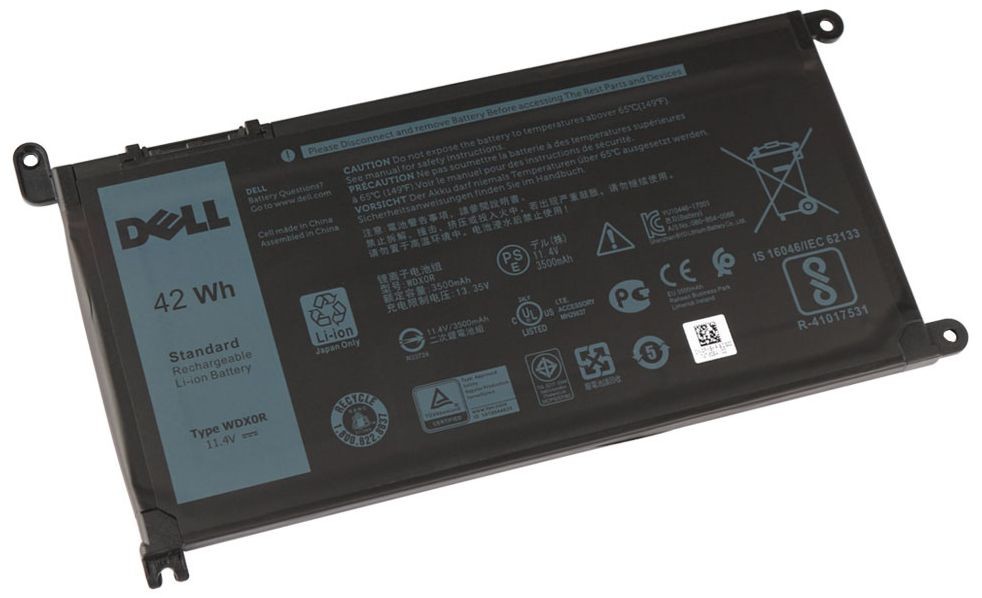 Dell 0WDX0R Battery. 42WHR. 3 Cell.
