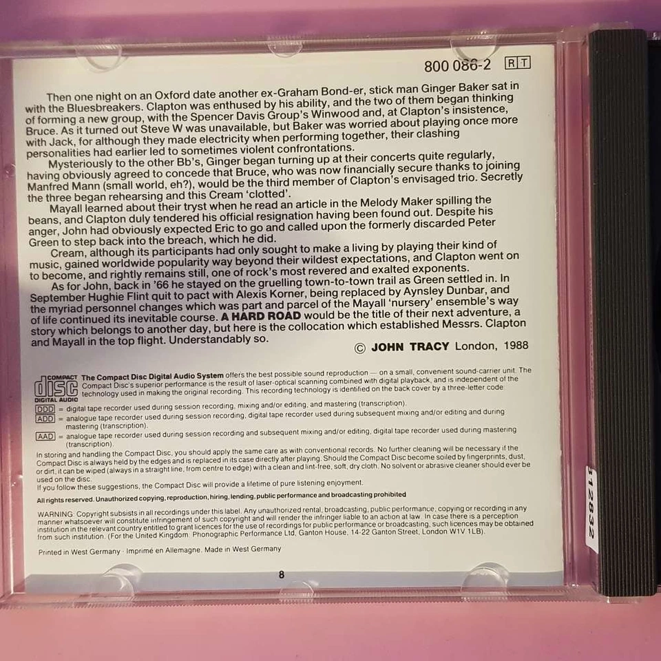 JOHN MAYALL With Eric Clapton - Blues Breakers FULL SILVER EX/EX (CD) - Bild 2 von 4