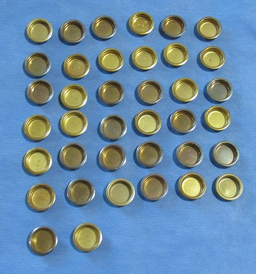 #ad 801X Brass 3 4quot; x 1 4quot; Flush Mount Sliding Door Finger Pull Lot of 38 Pieces New $36.95