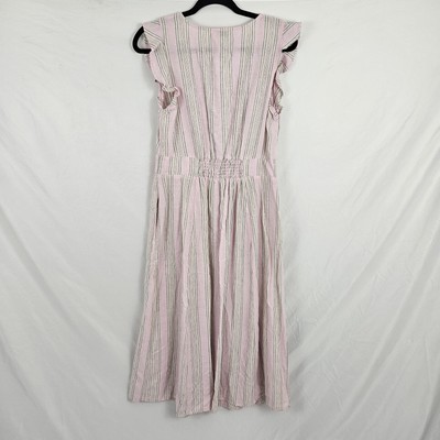 linen prairie dress 1950s Linen Dress, Vintage Style Dress, Simple Bridesmaid Dress, Prairie Dress, Long Sleeves Dress, Midi Dress for Women, Plus Size Dress