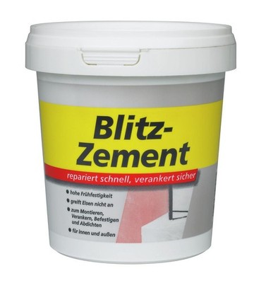 1 kg Super Nova Blitzzement Zement Zementmasse Mörtel Montagemörtel Grau