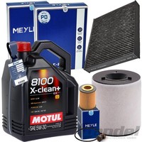 Meyle Filterset+Motul 5W30 ÖL FüR 1.2 TDI VW Polo 6R Skoda Fabia 2 Ibiza 4