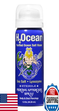 H2Ocean Piercing Aftercare Spray w/ Sea Salt for Keloid Bump Removal - 1.5oz