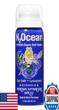 H2Ocean Piercing Aftercare Spray w/ Sea Salt for Keloid Bump Removal - 1.5oz