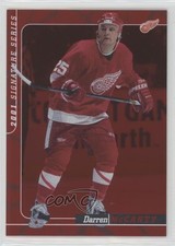 2000-01 ITG Be A Player Signature Series Ruby 90/200 Darren McCarty #59 0o5t