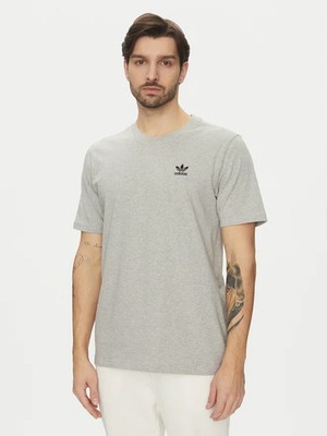 Adidas T-Shirt Trefoil Essentials JC9988 Grau Regular Fit Neu Größe S