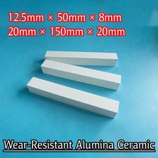 Alumina Ceramic Rectangular Strip Bar Heat Dissipation Thermal Conductivity
