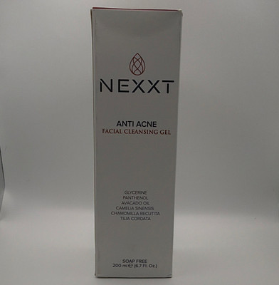 NEXXT Anti-Acne Facial Cleanser Gel Soap-Free Face Wash 6.7 fl oz