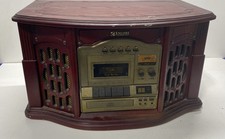 Encore Technology E-6851 5-in-1 Turntable CD Cassette AM/FM Radio For Parts