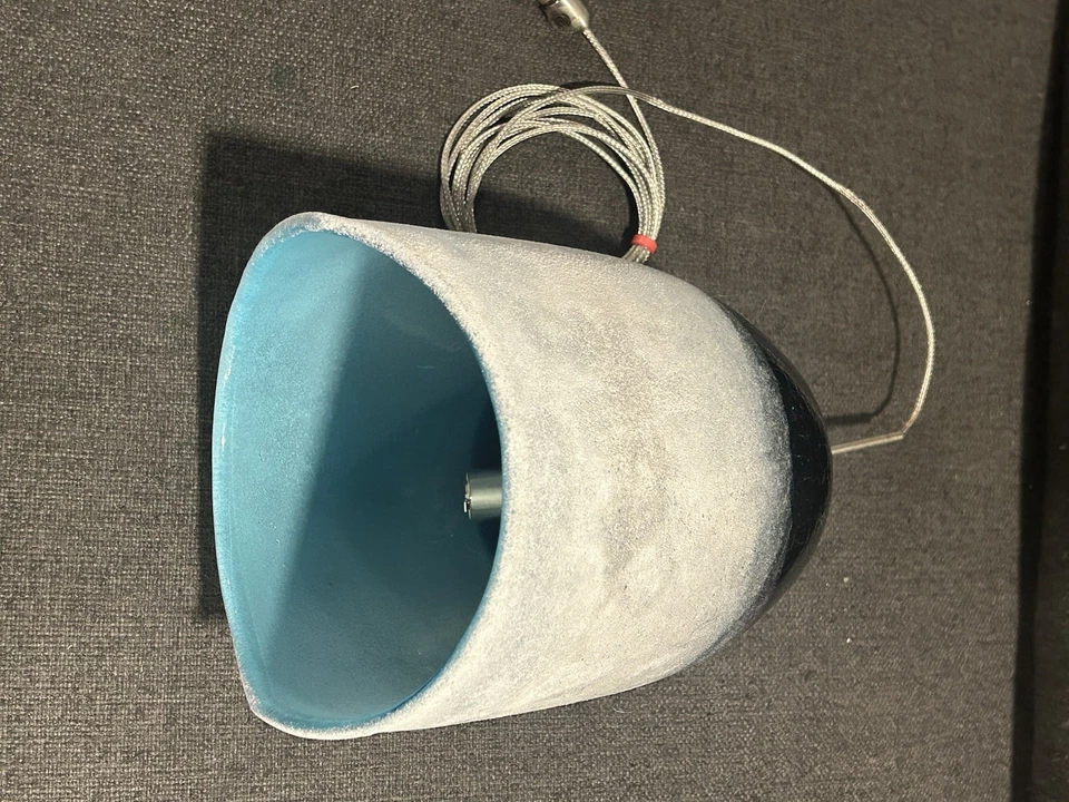 LBL/Tech Lighting Mini-Chill Pendant With Steel Blue Glass Satin Nickel Cable 6’ - Image 3 of 4