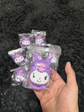 Kuromi Sanrio Purple PVC Clip-On Animated Keychain Collectible