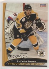2004-05 Choice Providence Bruins Patrice Bergeron #02 uk2