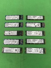 LOT of 10 SATA M.2 256GB SSD Various Brands SAMSUNG HYNIX SANDISK MICRON