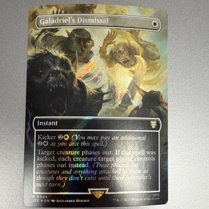 MTG foil 英語版 Galadriel's Dismissal 4枚セット MTG English Galadriel's Dismissal (Borderless) (Surge Foil) NM