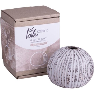 We Love The Planet Ceramic Vase Stripe