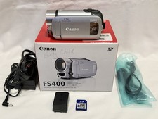 Canon FS400A High Definition Camcorder 41x Digital Zoom w/ Charger, Battery, SD