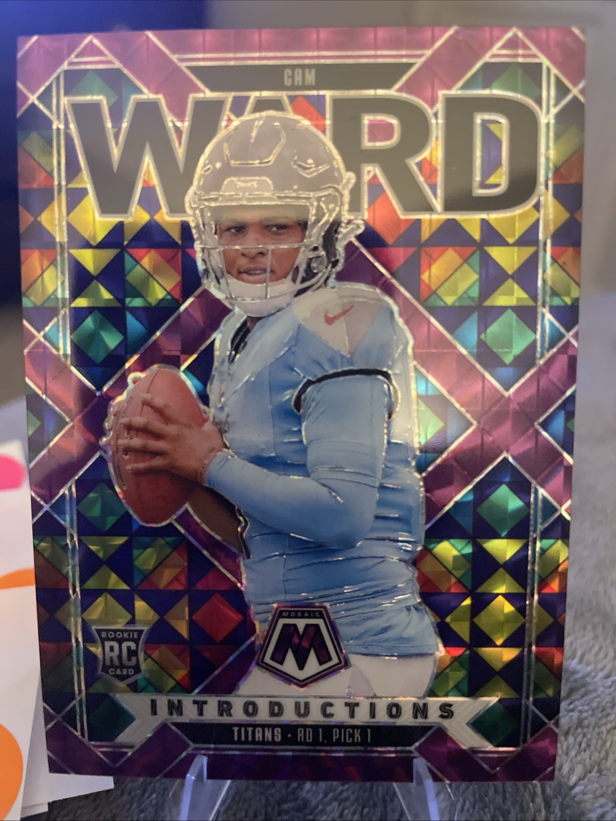 2025 Mosaic Cam Ward Introductions Purple /49