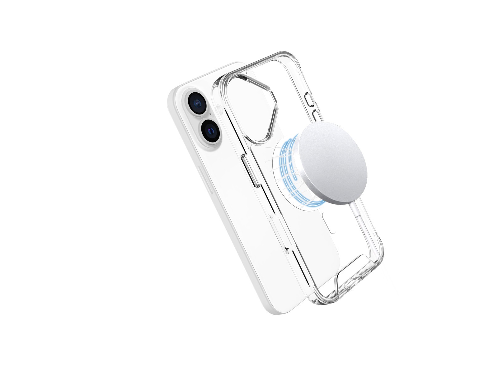 ISY ISC-1118 MagISY, Задняя крышка, Apple, iPhone 16 Plus, Прозрачный