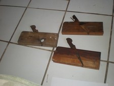 3 Lot Vintage Wood Working Tool Antique Planer H.Chaplin McIntosh Barn Find