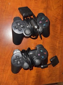 Sony PlayStation 2 Slim Console Bundle w/ Controllers, Memory Card + Two Games!