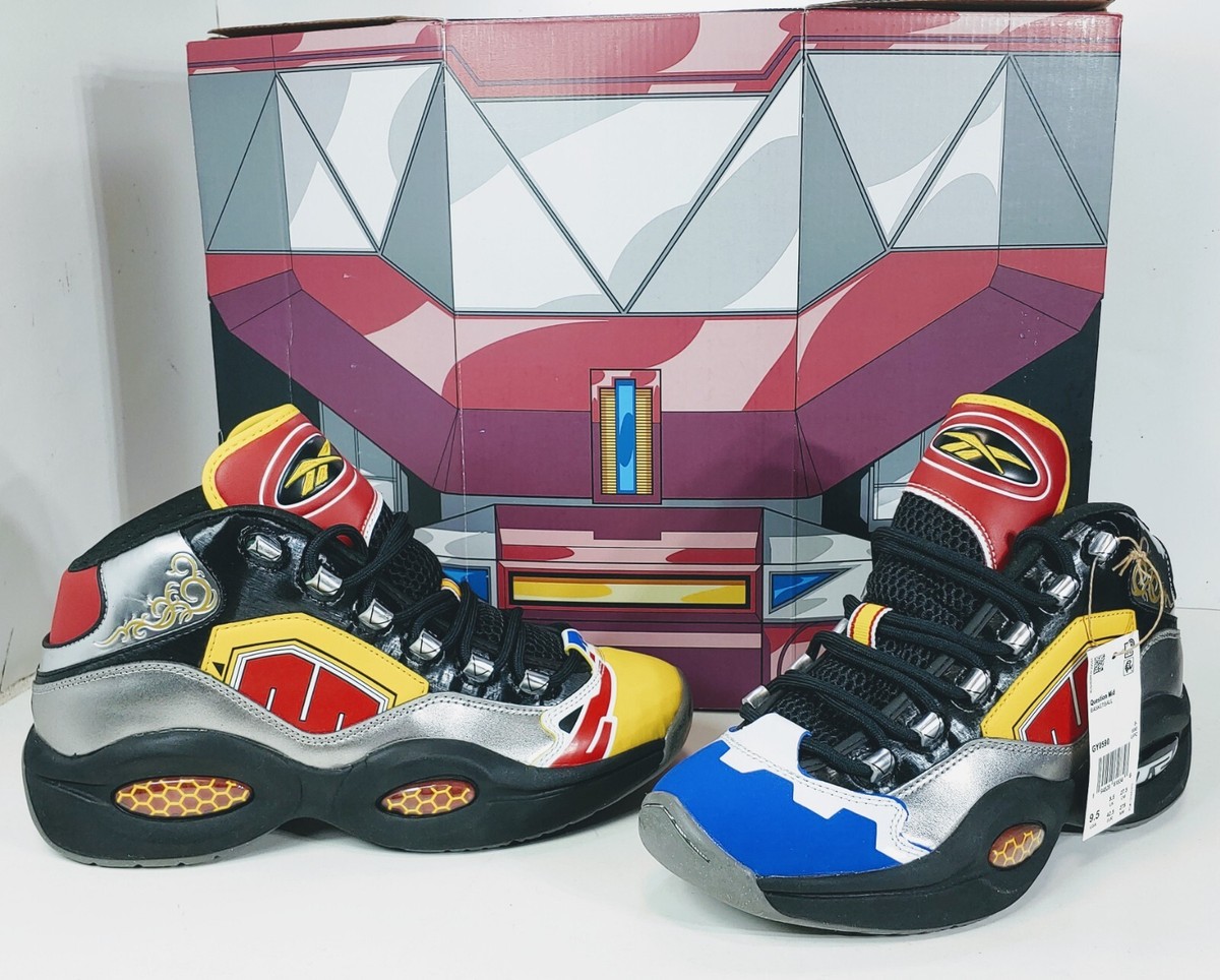 Reebok Power Rangers Iverson Shoes Megazord Question Mens  display picture 1