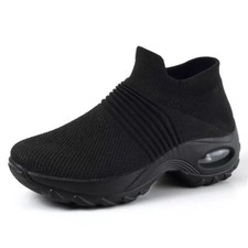 dkny leya wedge sneakers