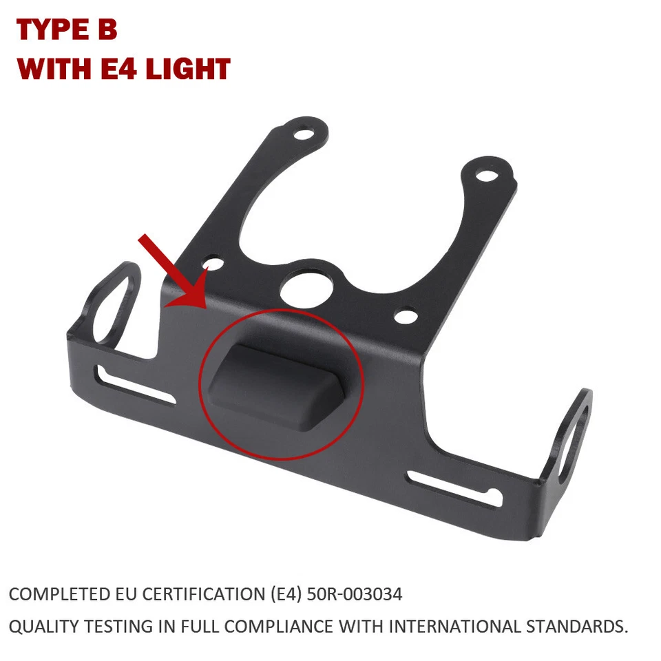 Soporte de matrícula eliminador de guardabarros trasero para YAMAHA FZ8 FAZER FZ1 FZ1 N Foto 2 de 2