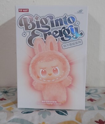 正規品　popmart Big into Energy LABUBU 1BOX POP NOW:THE MONSTERS Big into Energy Series-Vinyl Plush