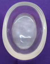 Vintage Lucite Clear Soap Dish/Bowl 5 1/2 In 2 In Thick Heavy Piece