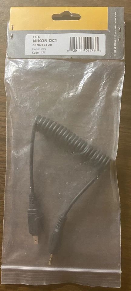 Promaster Camera Release Cable for use with Nikon DC1 - NEW - Image 2 of 4