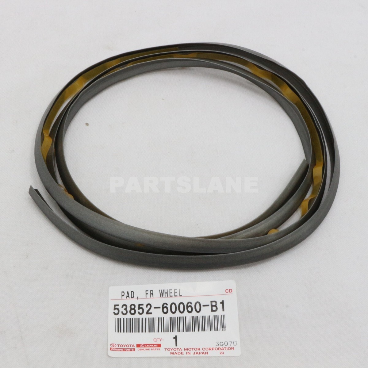 53852-60060-B1 Toyota OEM Genuine PAD, FRONT WHEEL OPENING